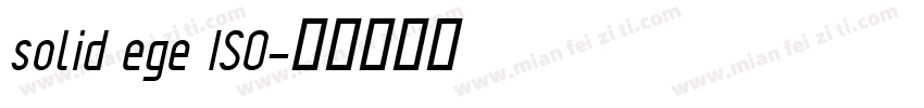 solid ege ISO字体转换